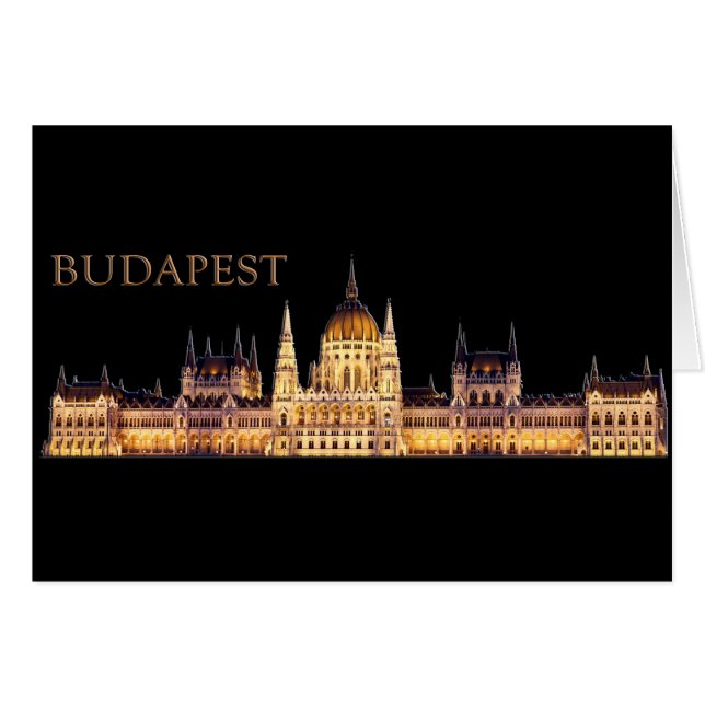 Budapest Reise Souvenir (Vorderseite (Horizontal))