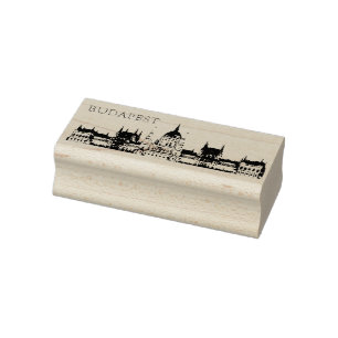 Budapest Reise Souvenir Gummistempel
