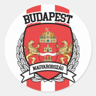 Budapest Runder Aufkleber
