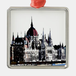 Budapest Schloss Ornament Aus Metall