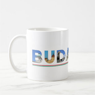 Budapest Stadt hungrige Sehenswürdigkeit im Namens Kaffeetasse