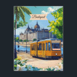 Budapest Travel Postcard Art, Ungarn Travel Postc Postkarte<br><div class="desc">Budapest Travel Postcard Art,  Ungarn Travel Postcard,  Budapest Postcar,  City Skyline Sunset Postcard,  Travel Postcard</div>