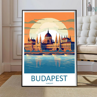 Budapest Travel Print Wall Art Budapest Wall Hangi Poster
