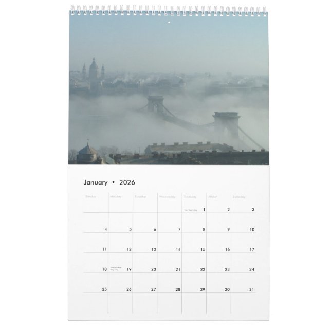 Budapest und die Donau Kalender (Jan 2026)