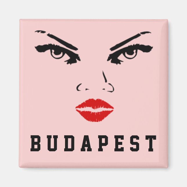 Budapest, Ungarische Ehefrau Girlfriend Bride Magnet (Vorne)