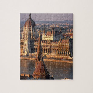 Budapest, Ungarn, Donau-Fluss, Parlament