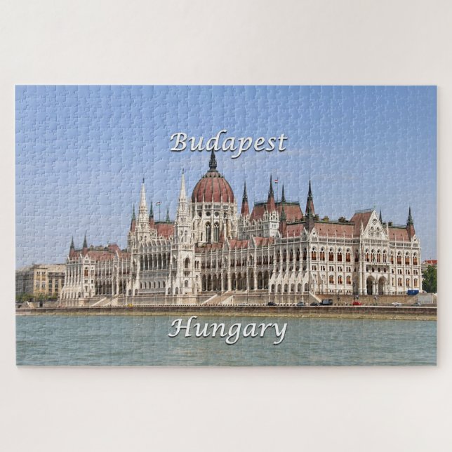 Budapest, Ungarn, Gebäude des Parlaments (Horizontal)
