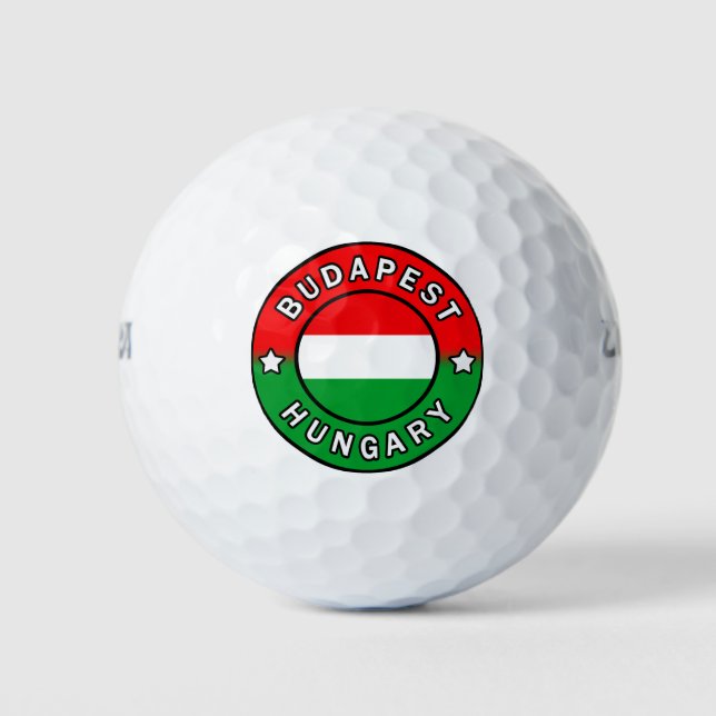 Budapest Ungarn Golfball (Vorderseite)