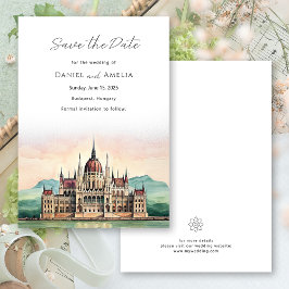 Budapest Ungarn Hochzeit in Urlaubsort Save the Da Date