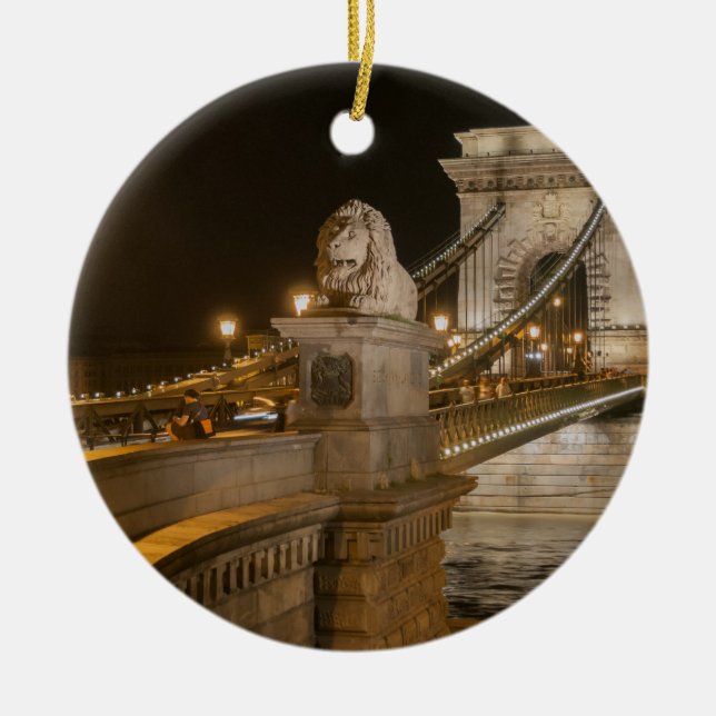 Budapest, Ungarn Keramik Ornament (Vorne)