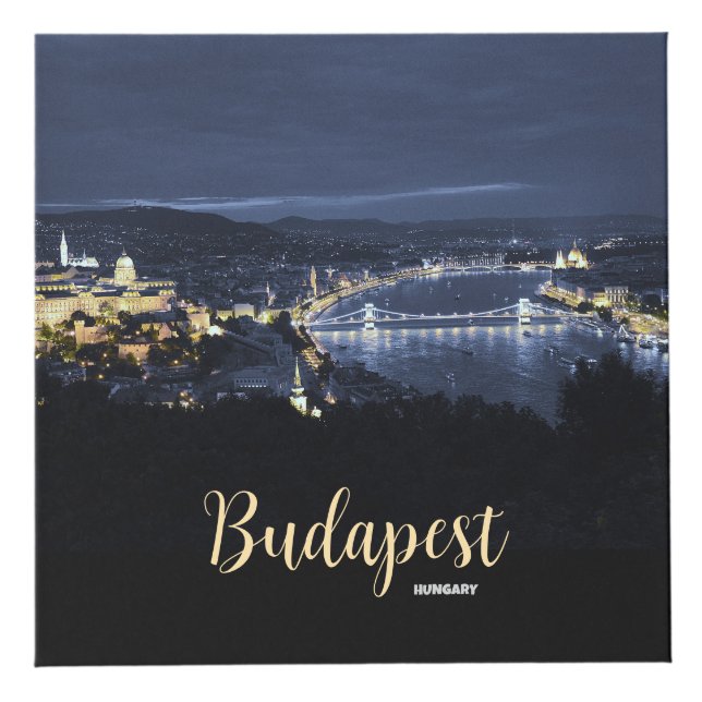 Budapest Ungarn Landschafts-Souvenir-Notiz-Würfel- Würfel (Vorderseite)
