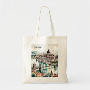 Budapest Ungarn Parlament Donau Skyline Tragetasche