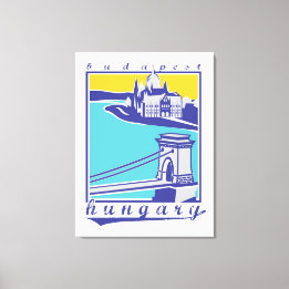Budapest, Ungarn, Poster Leinwanddruck