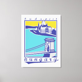 Budapest, Ungarn, Poster Leinwanddruck