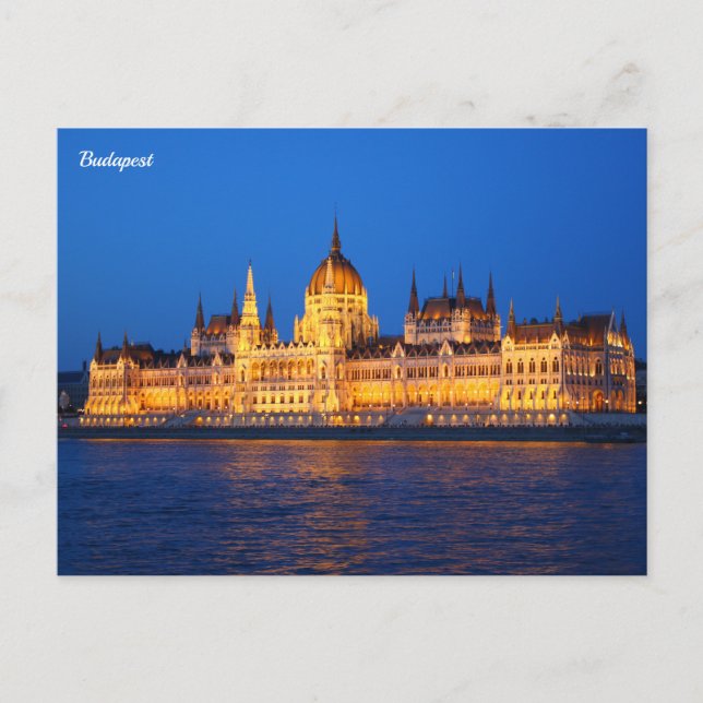 Budapest Ungarn Postkarte (Vorderseite)
