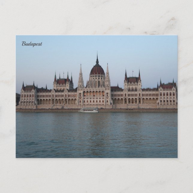 Budapest Ungarn Postkarte (Vorderseite)