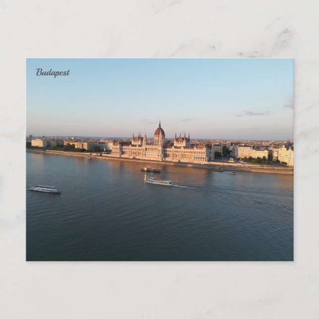 Budapest Ungarn Postkarte (Vorderseite)
