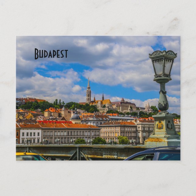 Budapest, Ungarn Postkarte (Vorderseite)