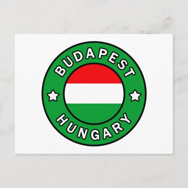 Budapest Ungarn Postkarte (Vorderseite)