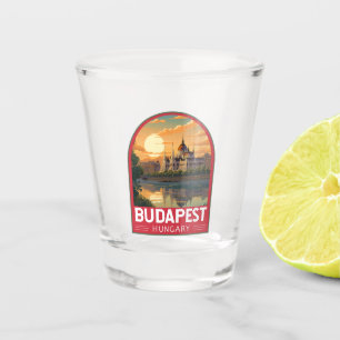 Budapest Ungarn Reisen Kunst Vintag Schnapsglas