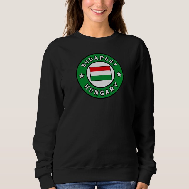 Budapest Ungarn Sweatshirt (Vorderseite)