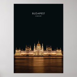 Budapest, Ungarn Travel Artwork Poster