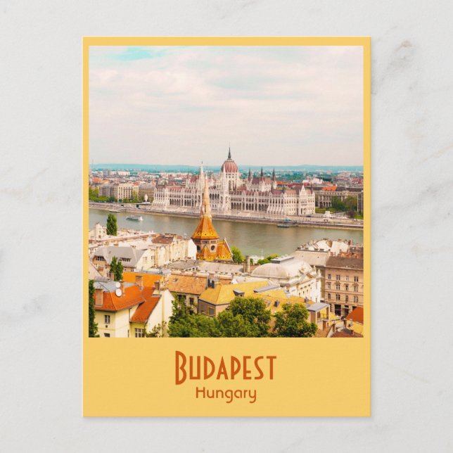 Budapest, Ungarn Vintag Postkarte (Vorderseite)