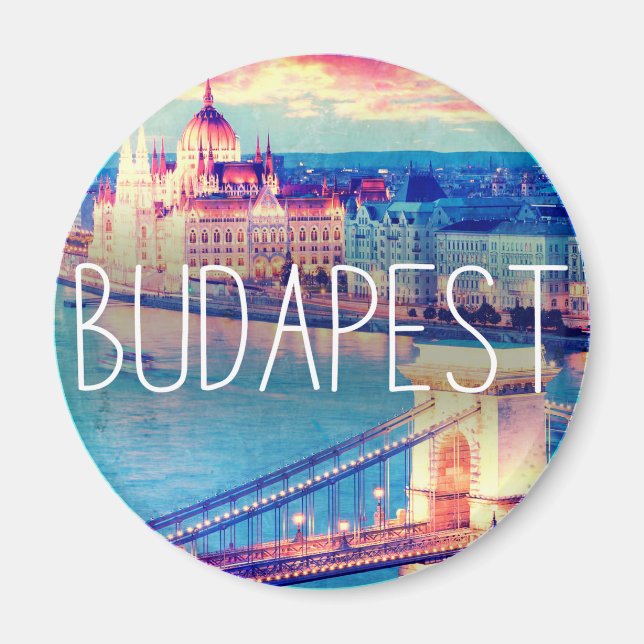 Budapest Vintag, Kreis Magnet (Vorne)