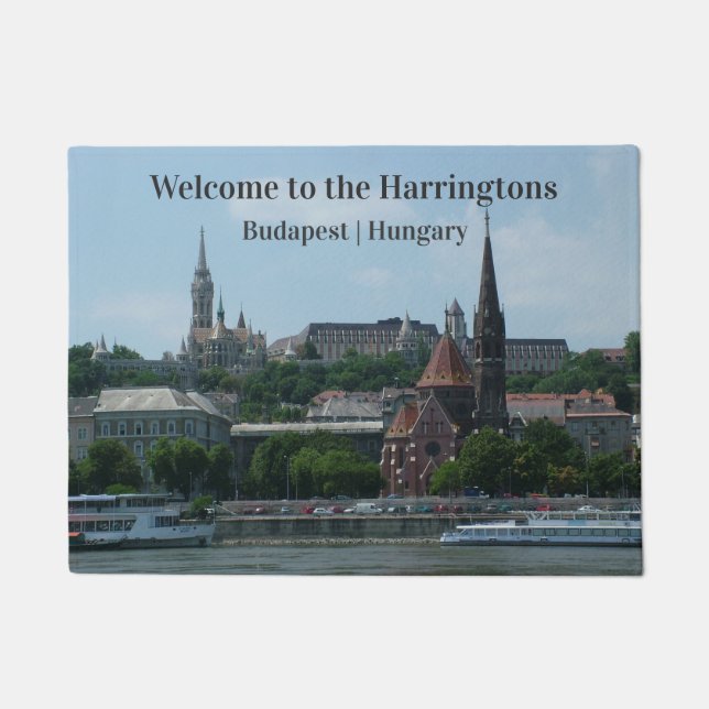 Budapester Türmchen Fußmatte (Vorderseite)