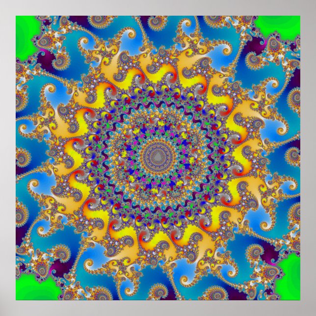 'Budda Sun' Poster (Vorne)