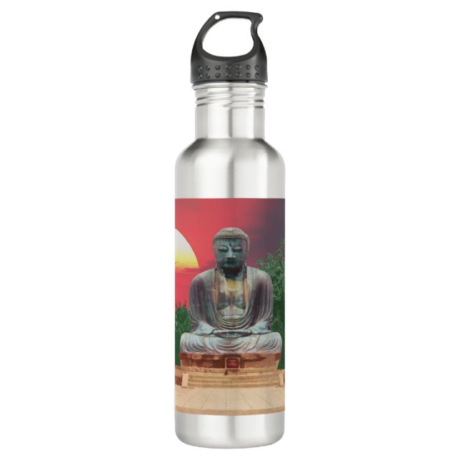 BUDDAH 46 .tif Edelstahlflasche (Vorderseite)