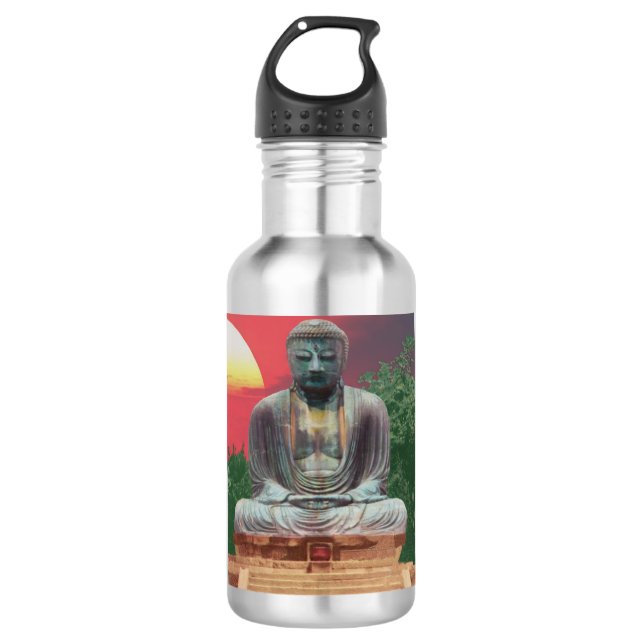 BUDDAH 46 .tif Edelstahlflasche (Vorderseite)