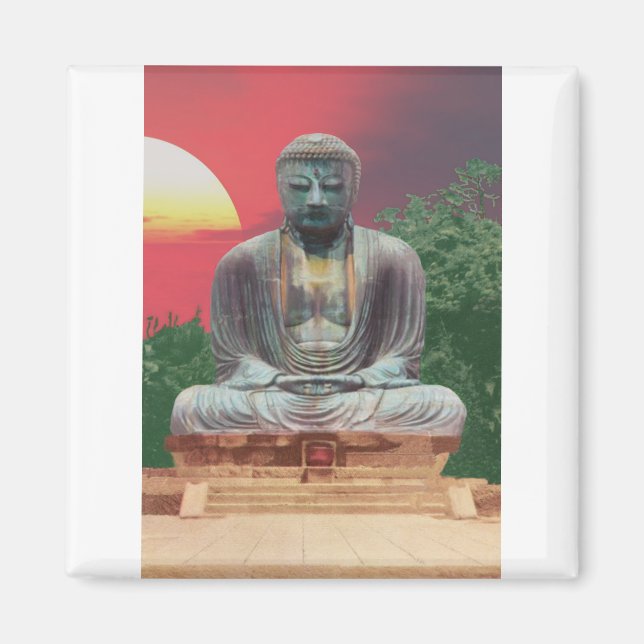 BUDDAH 46.tif Magnet (Vorne)