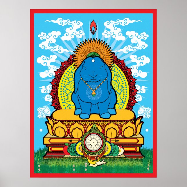 BUDDHA 18x24 Poster (Vorne)