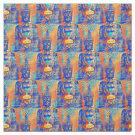 Buddha Abstrakt farbig Stoff
