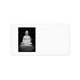 Buddha Adressaufkleber