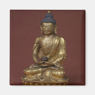 Buddha Amitayus gesetzt in der Meditation Magnet