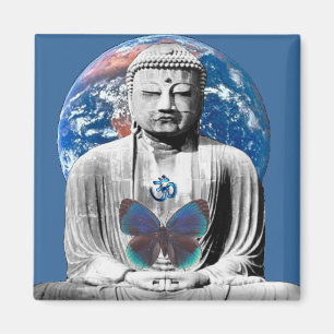 Buddha Awaits Magnet