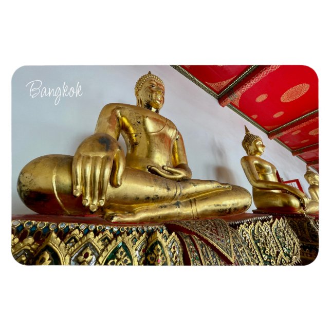 Buddha bangkok wat pho magnet (Horizontal)