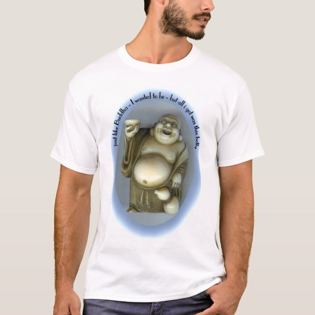 Buddha-Bauch T-Shirt (Vorderseite)