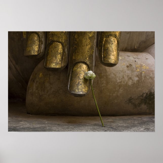 Buddha bei Wat Si Chum. Poster (Vorne)