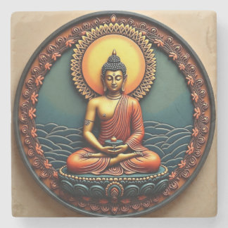 Buddha blessings coaster steinuntersetzer