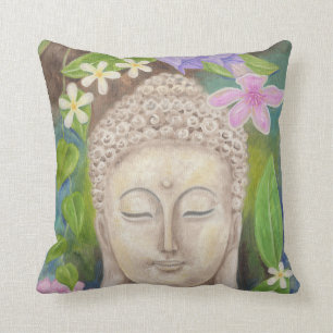 Buddha-Blume Throwkissen Kissen