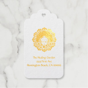 Buddha-Blumen-Mandala Anpassbar Geschenkanhänger
