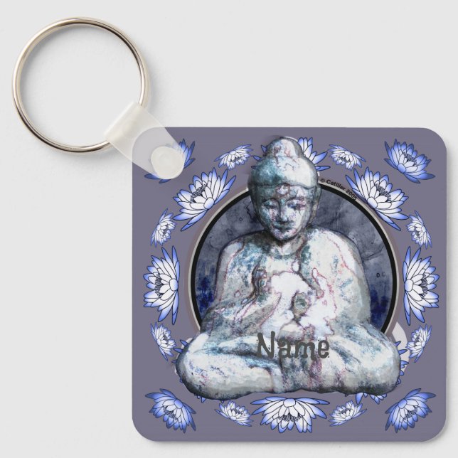 Buddha Breathe Schlüsselanhänger (Vorderseite)