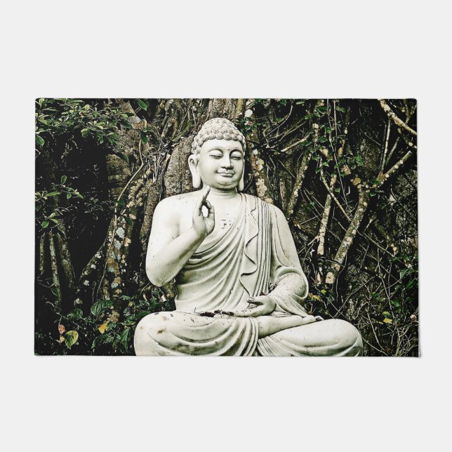 Buddha, Buddhismus, asiatisch, traditionell, Fußmatte (Vorderseite)