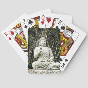 buddha, buddhismus, asiatisch, traditionell, relig spielkarten