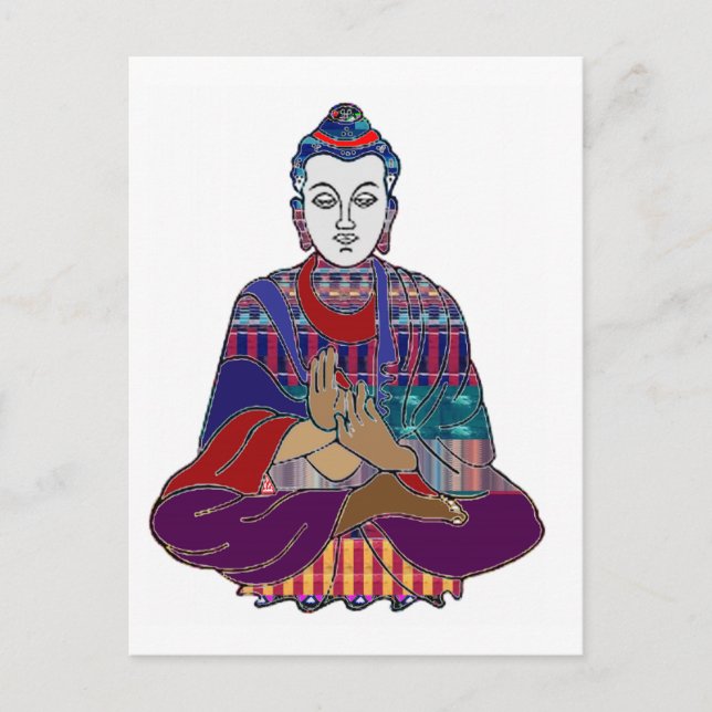 BUDDHA Buddhismus Lehrer Master NVN659 spirituell Postkarte (Vorderseite)