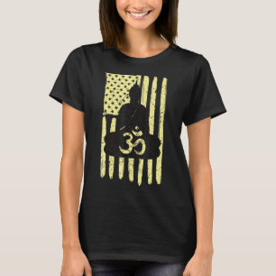Buddha Buddhismus Om Zeichen Yoga Retro Vintage Am T-Shirt