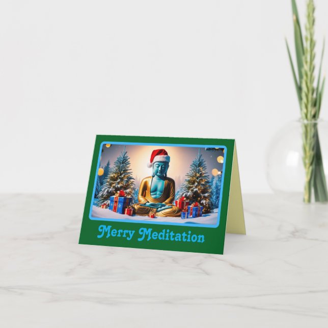 Buddha Christmas Karte (Vorderseite)